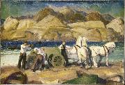 George Wesley Bellows The Sand Cart painting